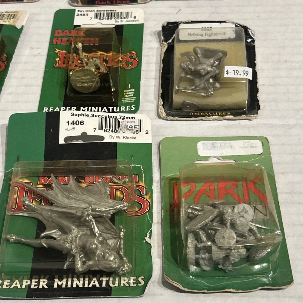 Reaper Miniatures‎ Bulk Lot 10 Unpainted Dark Heaven Legends Figures NEW SEALED